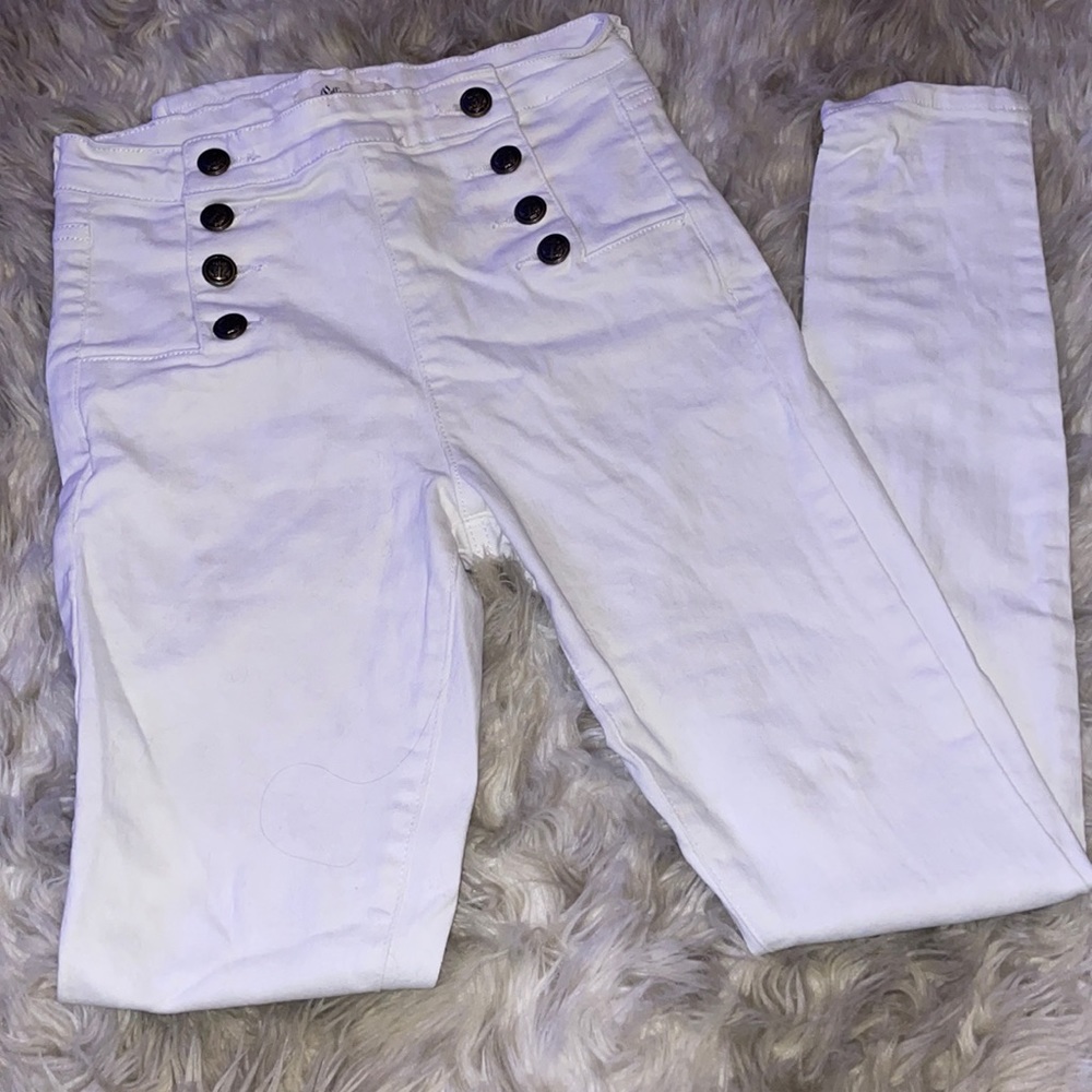 Cello jeans white height waisted size 1